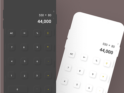 Calculator dailyui design ui ux