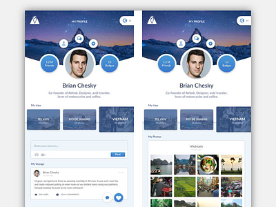 Social Travel | App Design travel