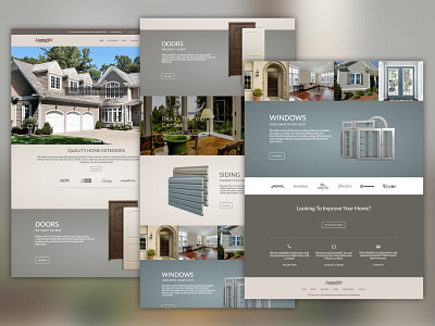 Home Exterior Company | Website Design gradients product design uiux web design