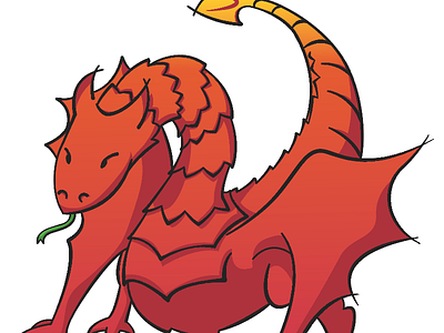 Wyrm dragon monster red wyrm