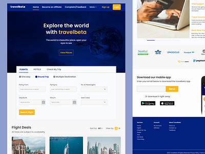 Travelbeta - Homepage Redesign animation branding design graphic design illustration logo motion graphics typography ui uiux ux vector