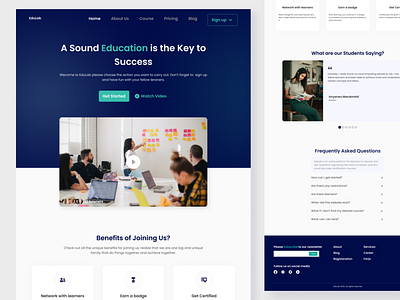 Educational Landing Page