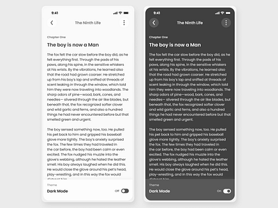 Story book app - Light & Dark mode