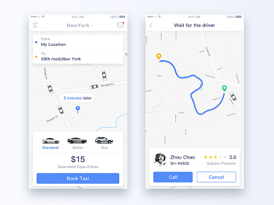 Taxi-hailing apps