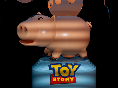 Toy Story Hamm 3d 3d artist c4d camilociprian cgi design illustration pig render toy story