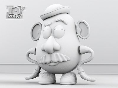 Clay Render - Mr. Potato Head