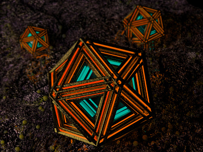 Abstract geometry 3d abstract c4d cgi daily render earth geometry vray