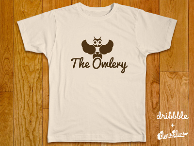 The Owlery T-Shirt cafe coffee logo owl owlery tshirt