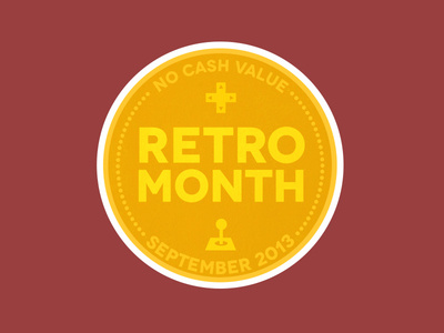 Retro Month - Sticker Version