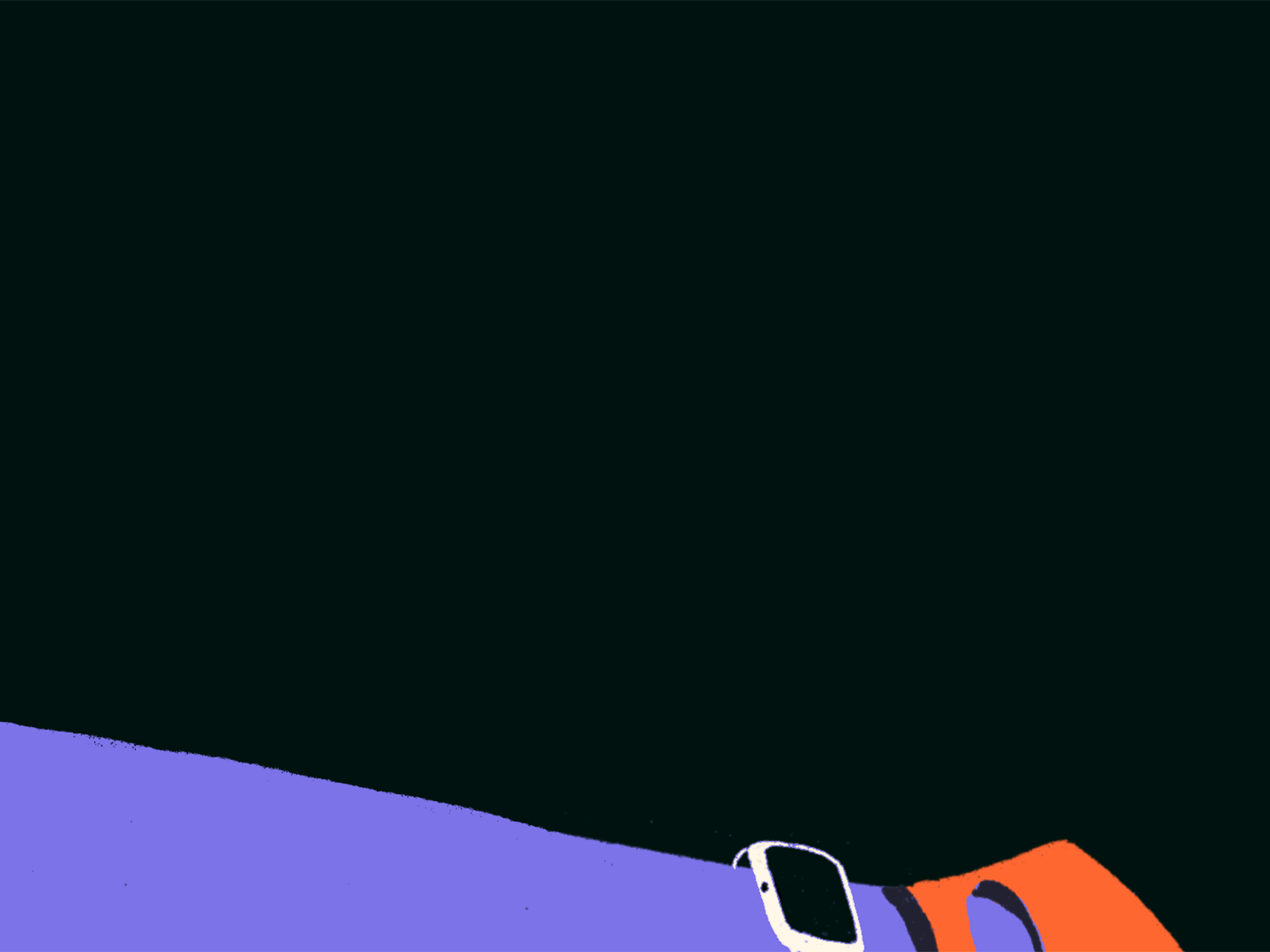 Get there on time! Animation Snippet animation animation 2d apple watch arm art direction cycling design drawing frame by frame full circle graphic design hand illustration motion motion design procreate race