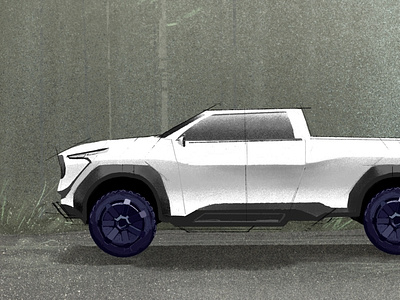 Concept Pickup Truck Trailer For Animation By Josh Kulchar On Dribbble