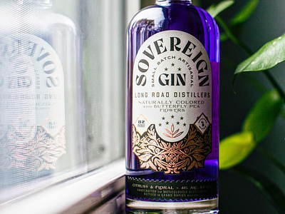 Sovereign Gin Packaging Design