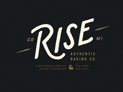 RISE Authentic Baking Co. Logo