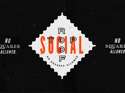 The Roof is on Fire. art direction badge bar brand branding emblem grand rapids graphic design identity logo logo design roof social