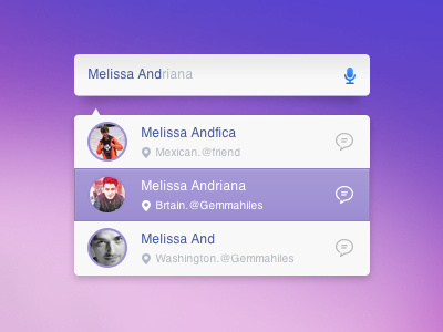The design of a search box address color delicate design options purple search sms voice