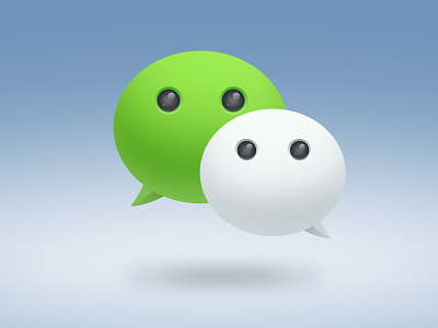 chat icon app apple bubble celegorm chat china green iphone light message tencent wechat