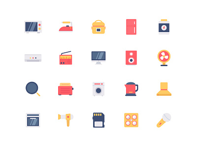 electric appliance icons