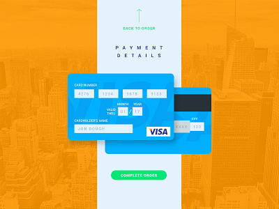 004 Credit Card Payment Form