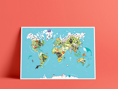 World Map Print