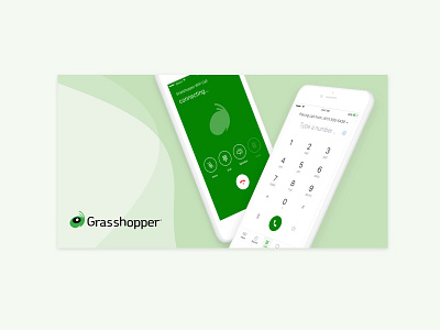 Grasshopper Facebook Add Concept add banner call clean facebook green mobile ui ux