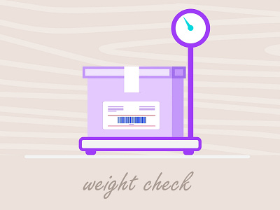 Weight check air freight check delivery parcel scale service weight
