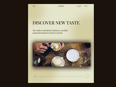 Coffee Shop Landing Page