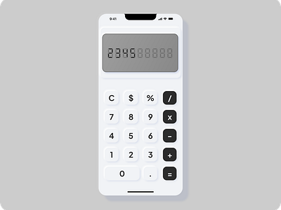 Day 4 #Daily Ui - Calculator