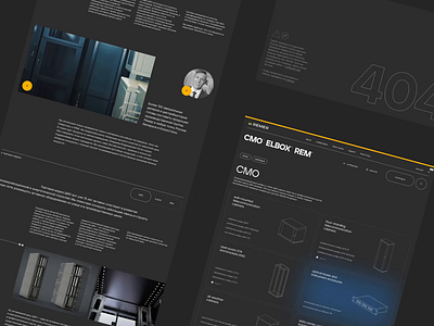 Remer: Inner pages animation corporate ui ux web website