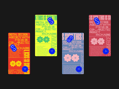Sick Web agency animation colorful experimental layout mobile studio typography ui ux web webdesign website