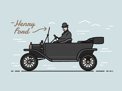 Henry Ford henry ford illustration model t