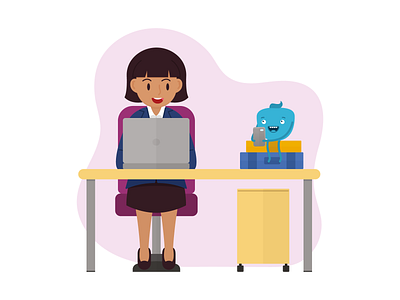 Teach Starter App Features - Sync Across Devices app education illustration teach starter vector