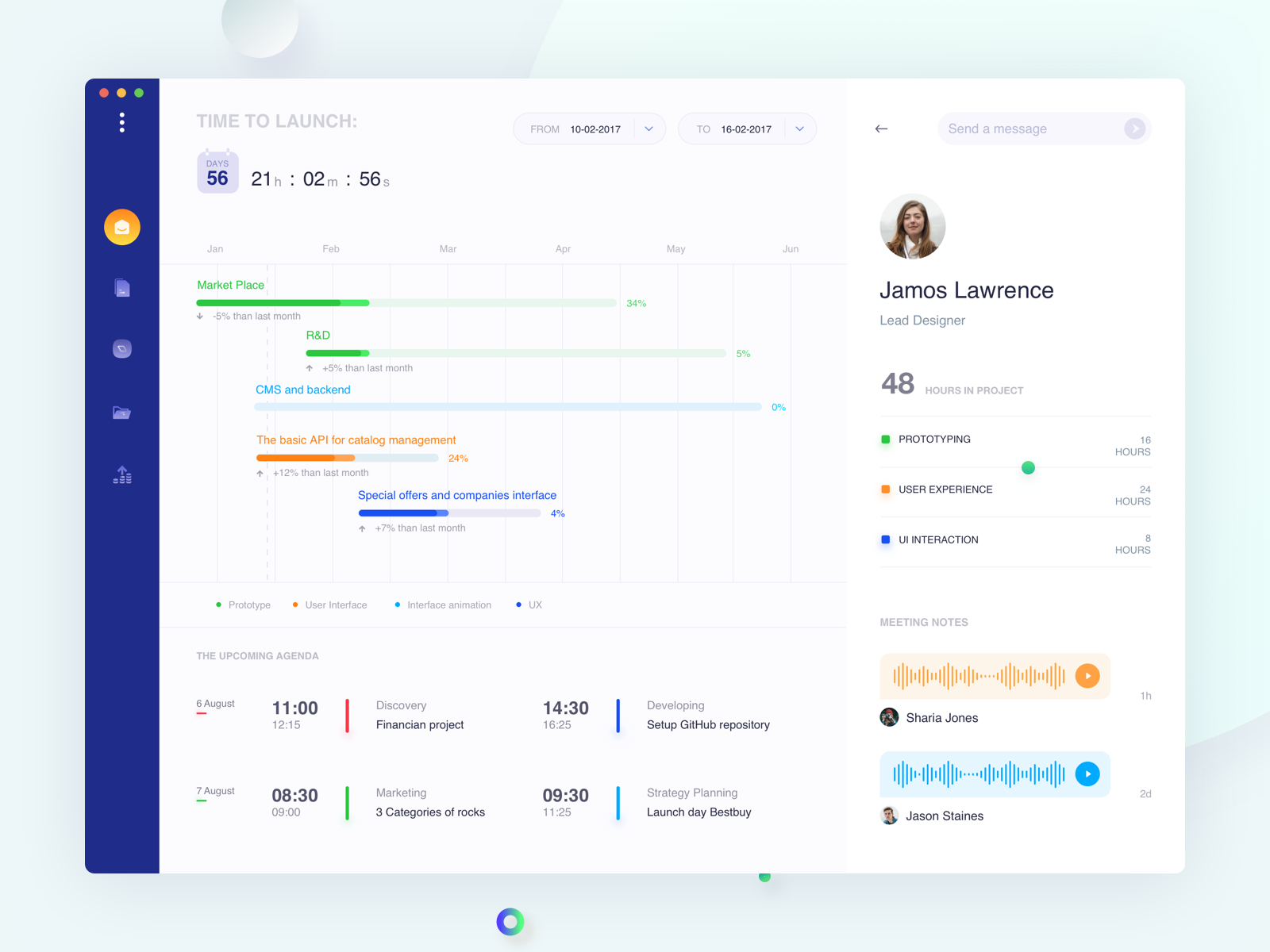 Task Management - Agenda by Li.xiao on Dribbble