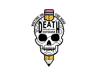 Death by Exposure death freelancing logo skull travel writing