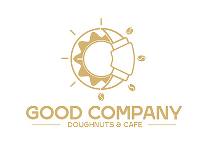 Good Company cafe coffee croassont donughts gold logo