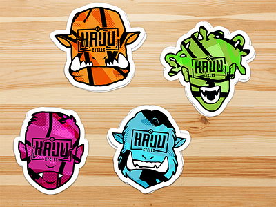 Kaiju Cycles Stickers