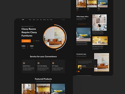 Furniture Website Design furniture furniture website design landing page