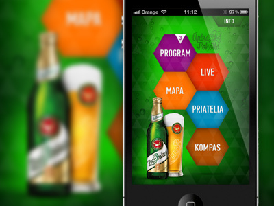 Music Festival App Menu app beer iphone menu