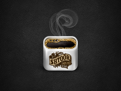 iOS app icon for cafe 3d app cafe cave coffee icon ios mug