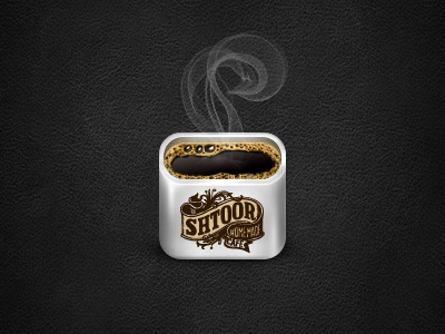 iOS app icon for cafe
