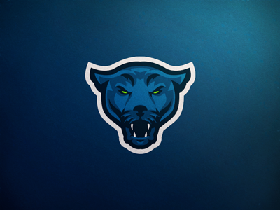 Panther Head Mascot animal athletics brand character design football graphic identity illustration logo mascot panther sport