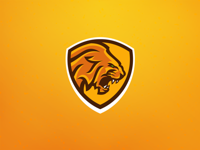 Lion Logo animal badge crest graphic illustration lion logo logo design mark mascot sport vector