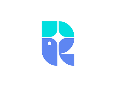 R Bird Logo bird brand identity logo mark r