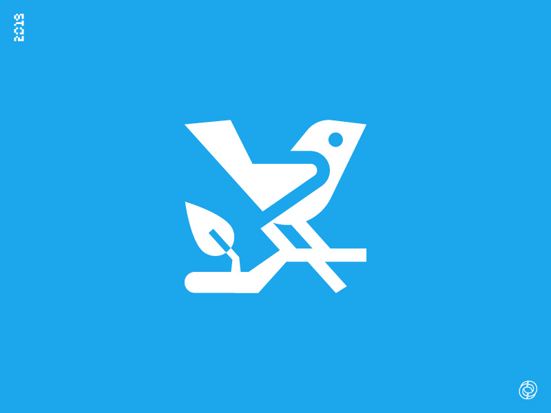 Little Bird Logo logo identity mark icon mascot bird wings fly symbol red for hire start-up company bp b logo start up logotype digital marketing desktop mobile app icon for sale visual corporate identity brand branding bird logo designer