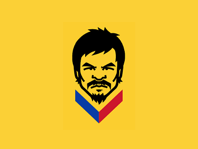Manny. boxing caricature cartoon fight icon logo manny pacquiao philipines