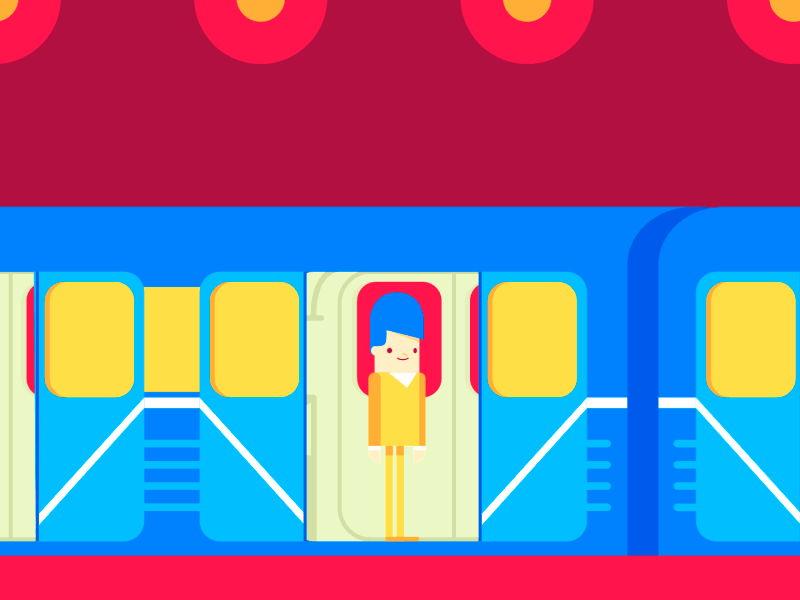 Mobile Ticket 3 motion graphics gif explainer mobile ticket cellphone animation