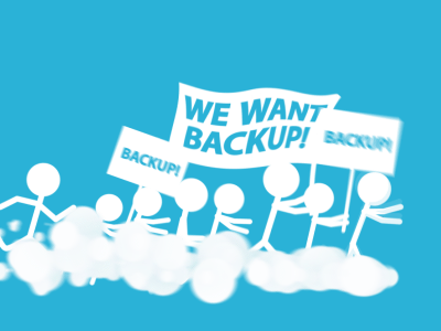 We Want Backup animation backup character motion graphics web webdesign