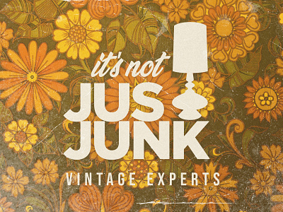 It's Not Just Junk Logo 50s 60s illustration logo logo design mcm mid century retro vintage