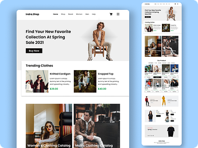 Shopify landing page template