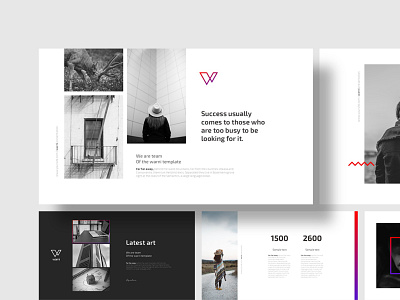 Warni Layout branding clean hipster layout layout design layout exploration media kit simplicity