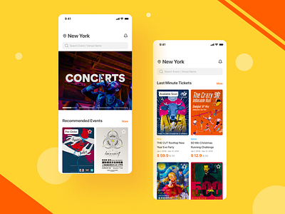 Tickets App 1.0 Design